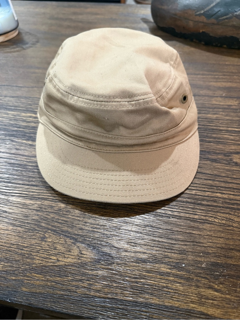 Vintage GAP Men's Khaki Canvas Five-Panel Cap